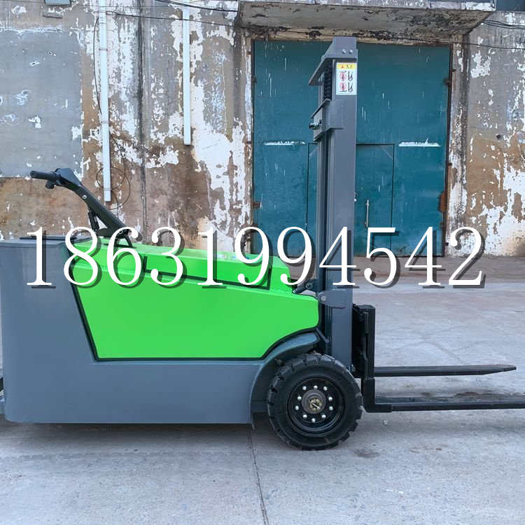 茄萣区小型电动叉车1吨2吨步行站驾式电瓶堆高充电装卸车液压升降车铲车